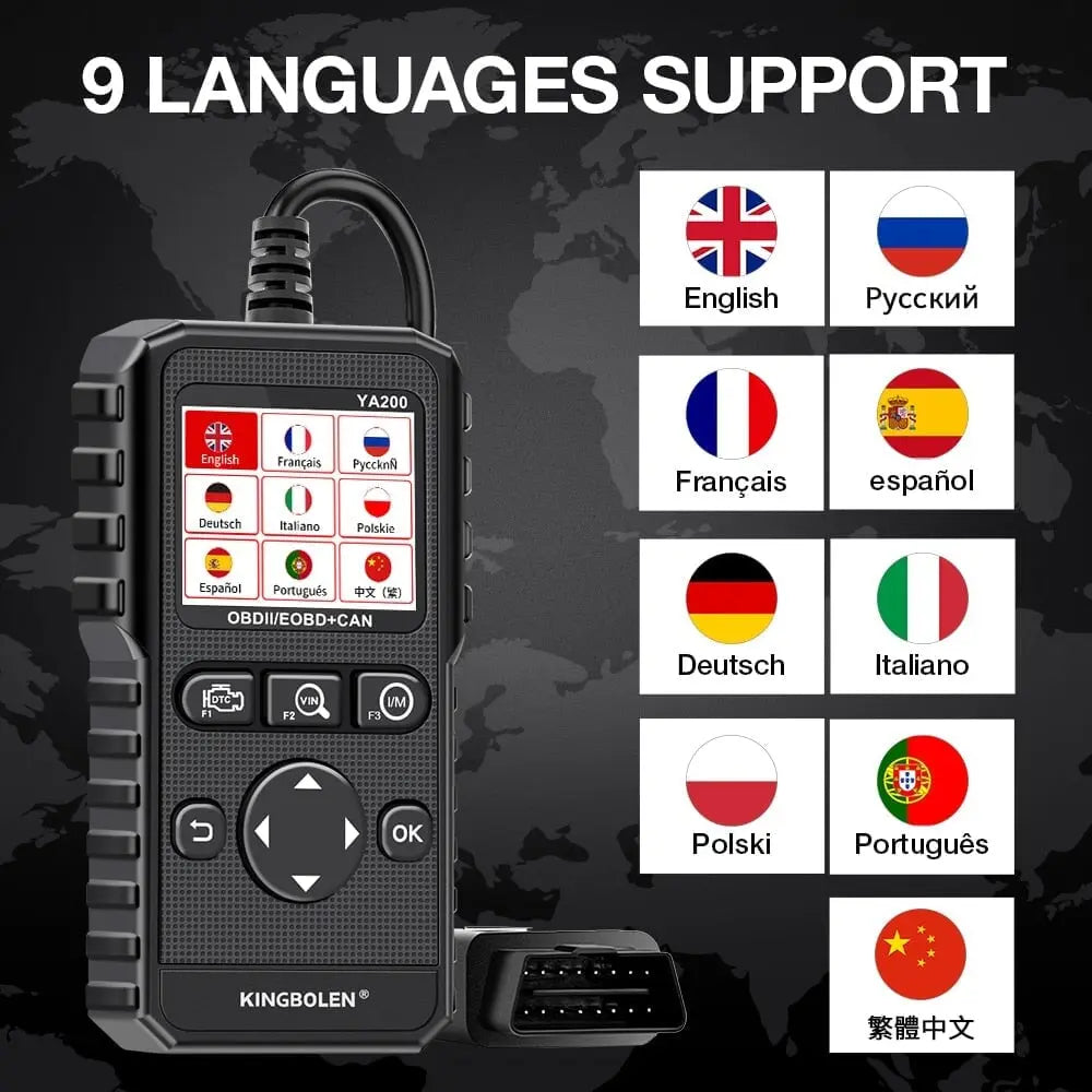 YA200 Profi OBD2 Diagnosegerät Tool KFZ Scanner Fehlerauslesegerät YA200 Profi OBD2 Diagnosegerät Tool KFZ Scanner Fehlerauslesegerät